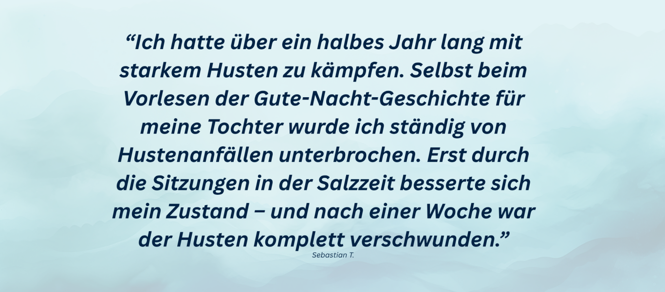 Erfahrungsbericht 3 Konnte keine Gute-Nacht-Geschichte mehr meiner Tochter vorlesen. Nach einer Woche war der Husten weg.